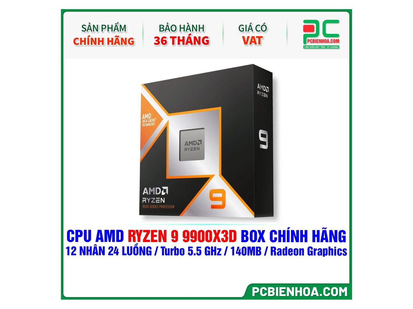AMD Ryzen 9 9900X3D