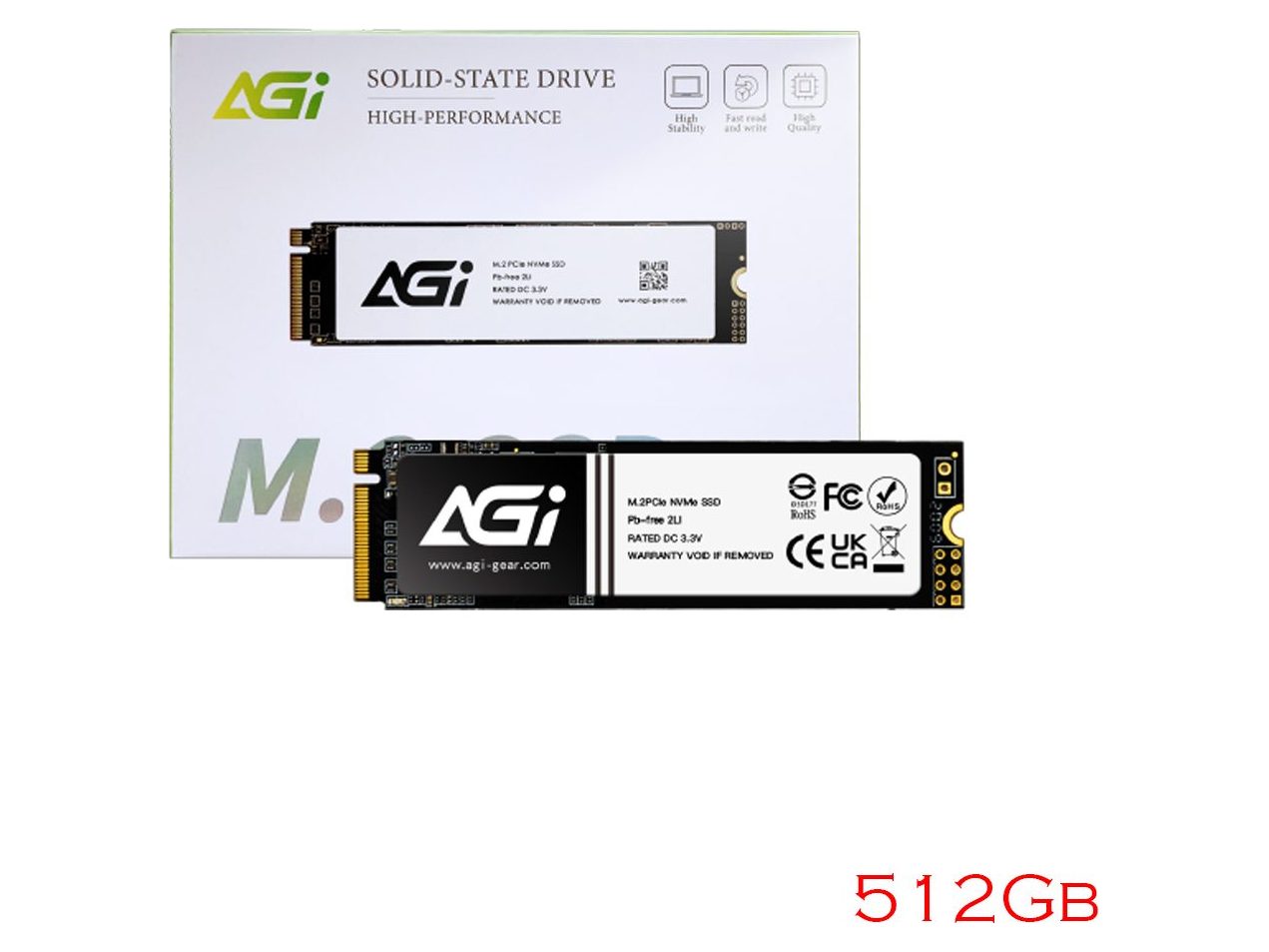 M.2 NVMe 512GB AGI