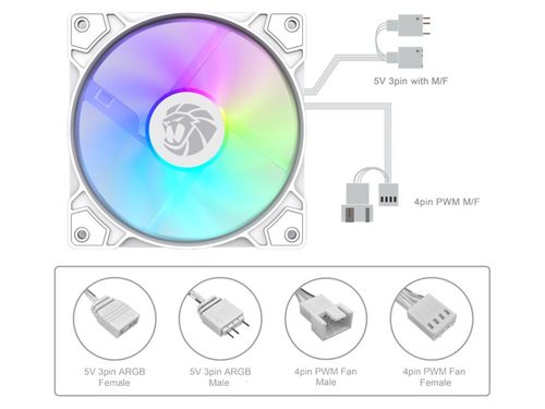 Gamemax FN12A-S5-WH