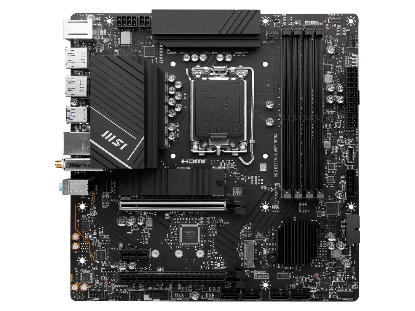 MSI PRO B760M-P DDR4 LGA1700